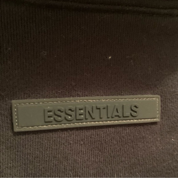 Fear Of God Essentials Black Mock Neck Crewneck FOG XL - Picture 4 of 7